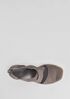 Ann Tumbled Nubuck Leather Sandal