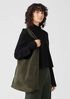 Italian Suede Shopper Tote