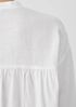 Organic Handkerchief Linen Mandarin Collar Shirt