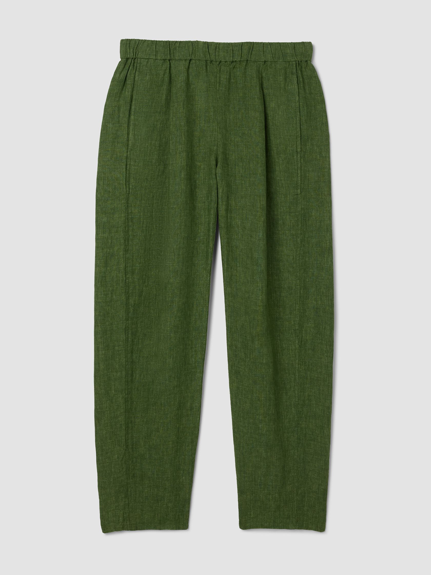Washed Organic Linen D&eacute;lav&eacute; Lantern Pant