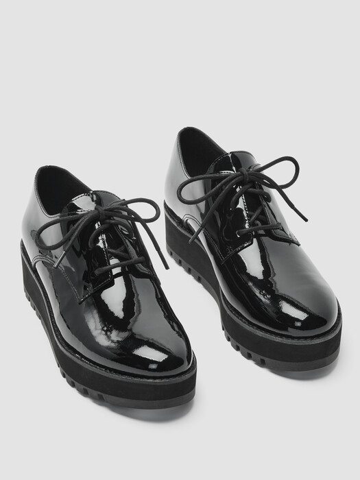 Eileen Fisher Women's Eddy Patent Leather Oxfords - Black - Size 7.5 Eileen Fisher Women's Eddy Patent Leather Oxfords - Black - Size 7.5