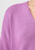 Peruvian Cotton Blend V-Neck Top