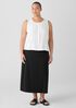Silk Georgette Crepe Round Neck Vest