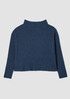 Recycled Wool Cashmere Funnel Neck Top