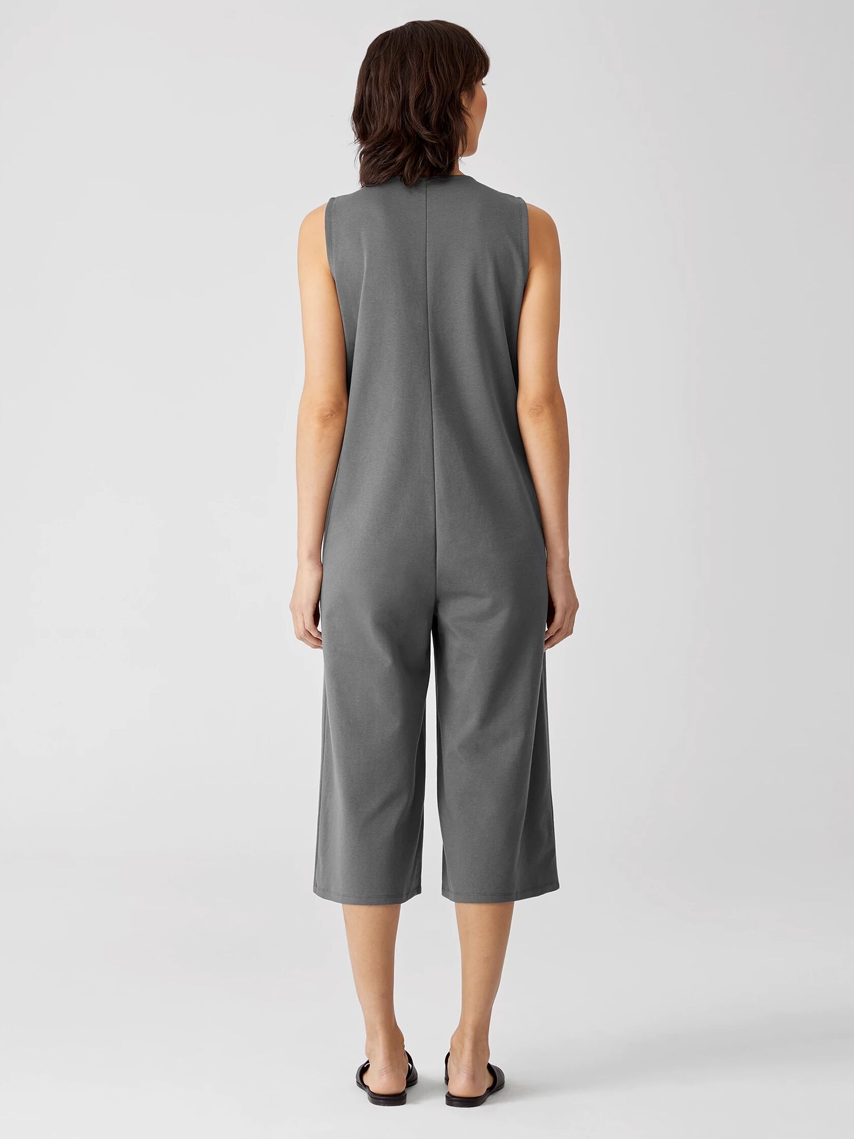 Cotton Ponte Jumpsuit EILEEN FISHER