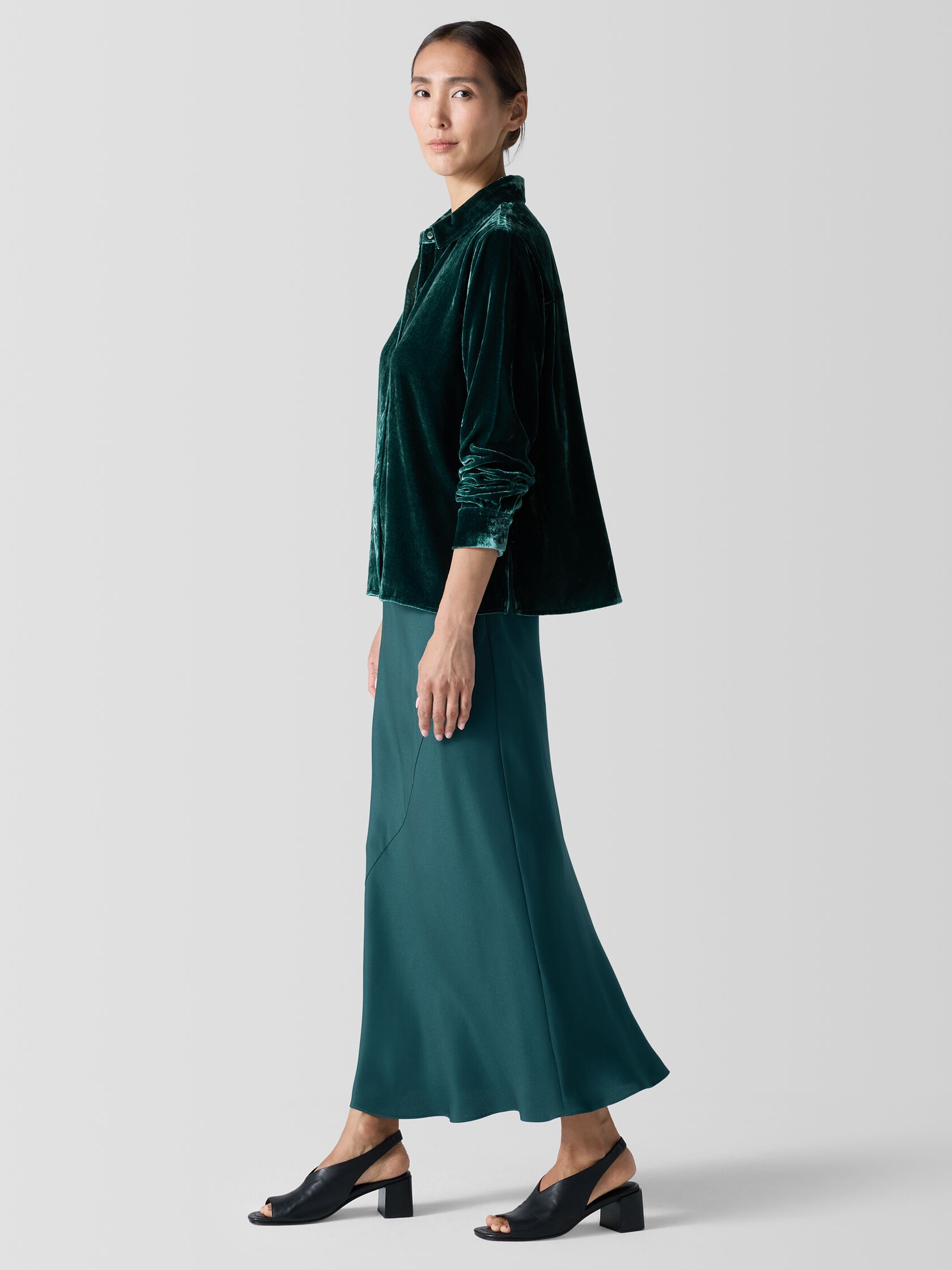 Velvet Classic Collar Shirt