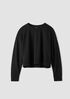 Garment-Dyed Organic Cotton Terry Cropped Box-Top