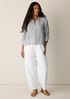 Slubby Organic Cotton Linen Lantern Pant