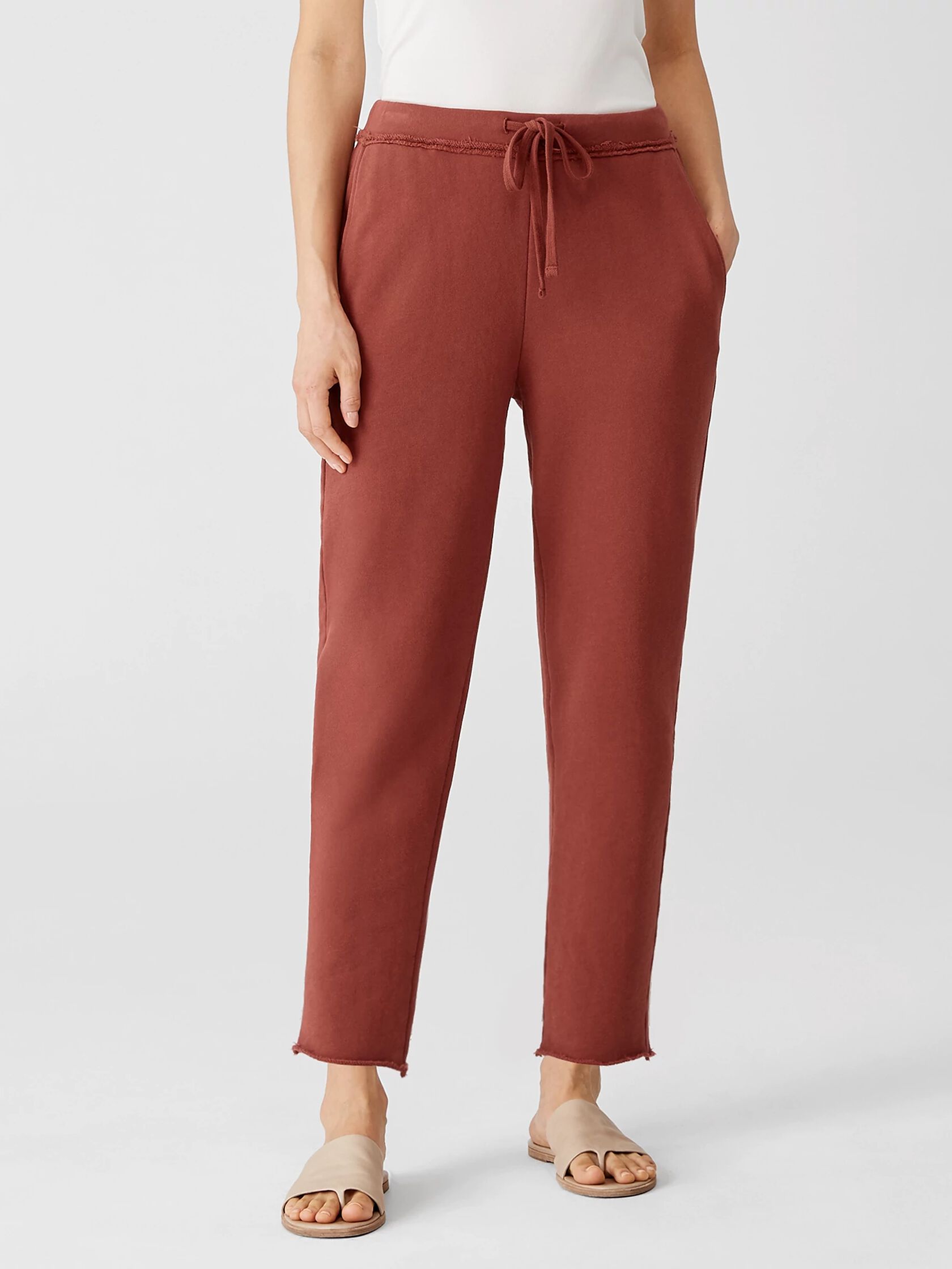 Organic Cotton French Terry Jogger Pant EILEEN FISHER