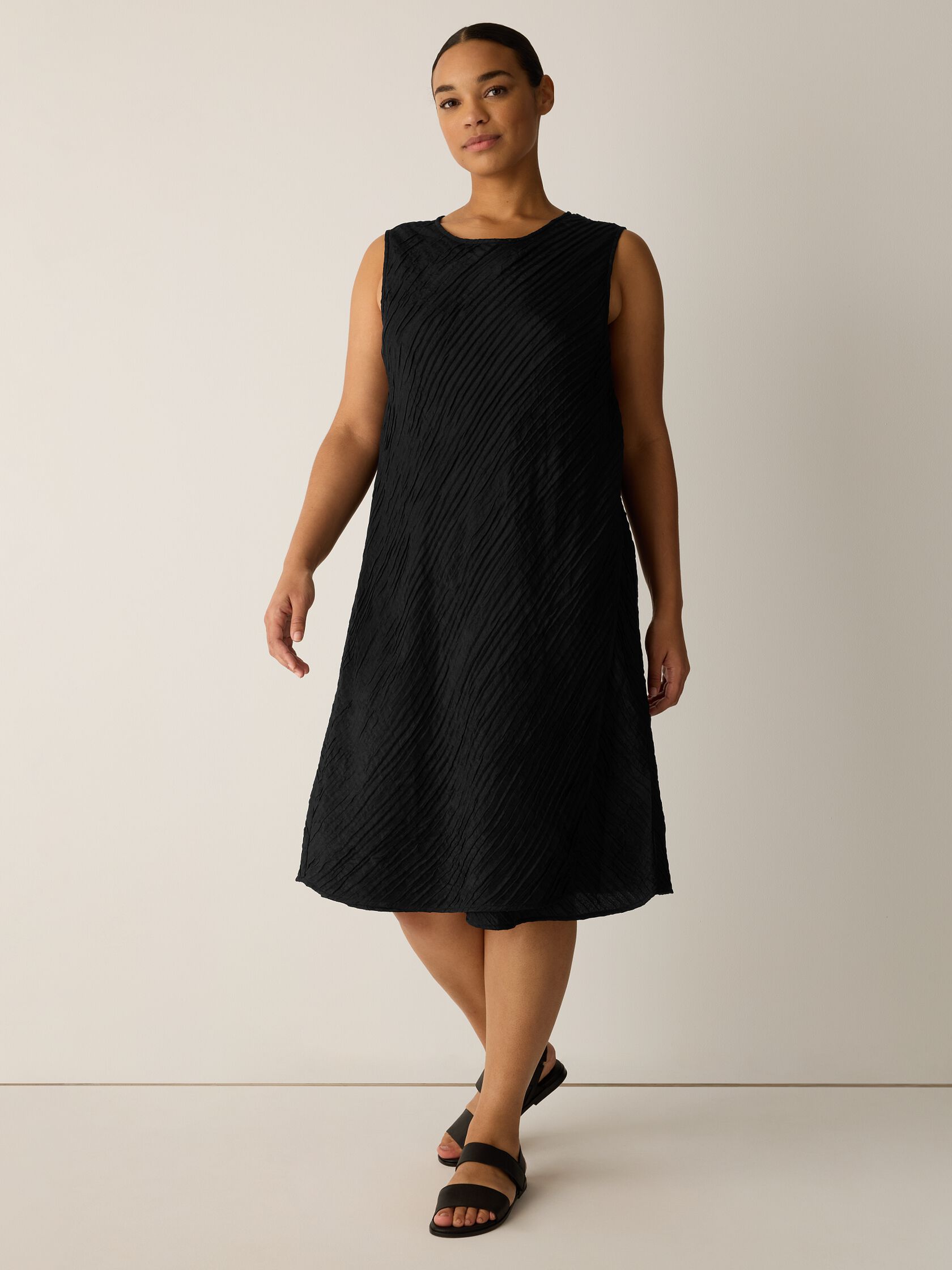 Textured Silk Jacquard Wrap Dress