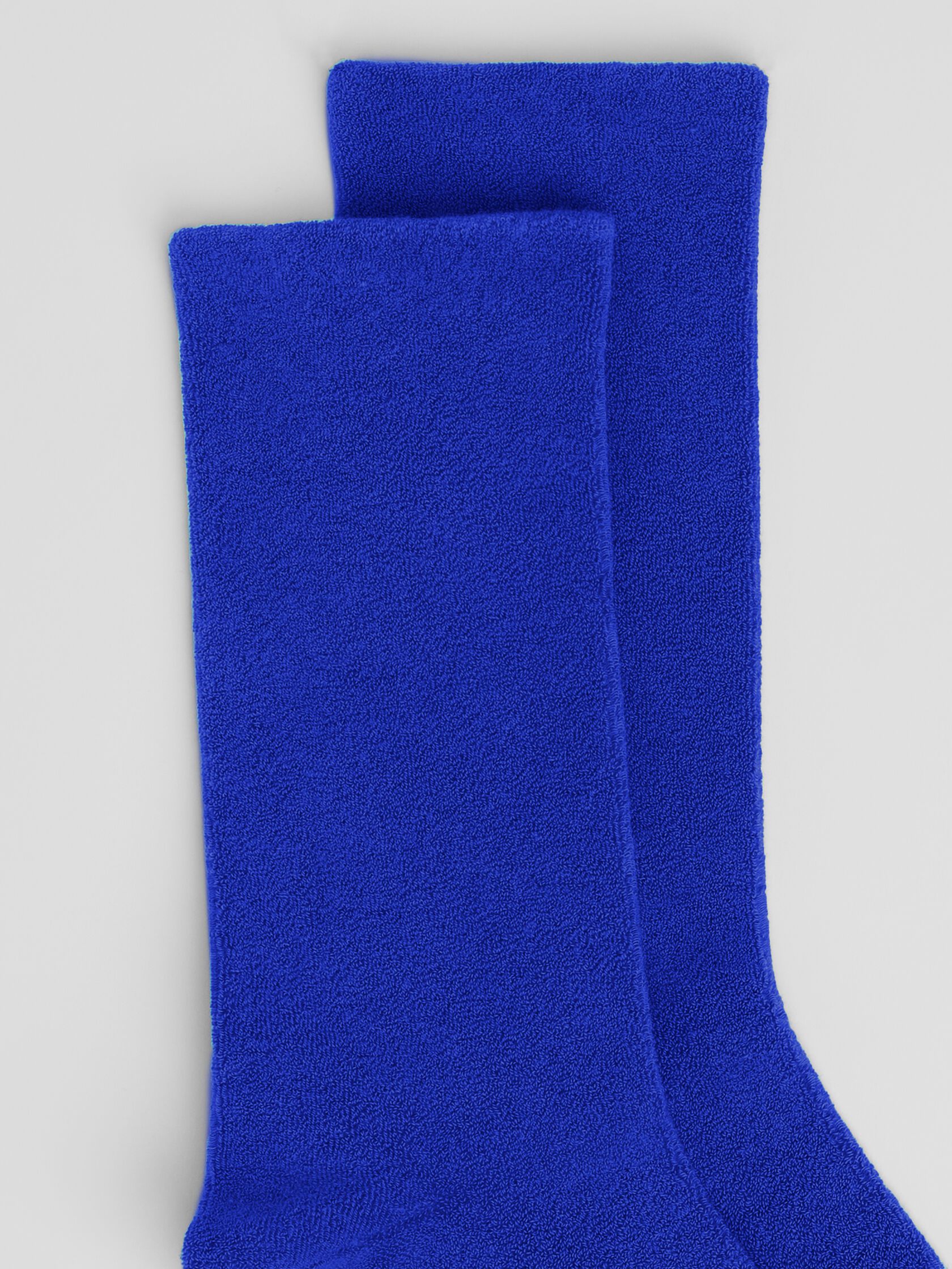 Loopy Terry Cotton Crew Sock