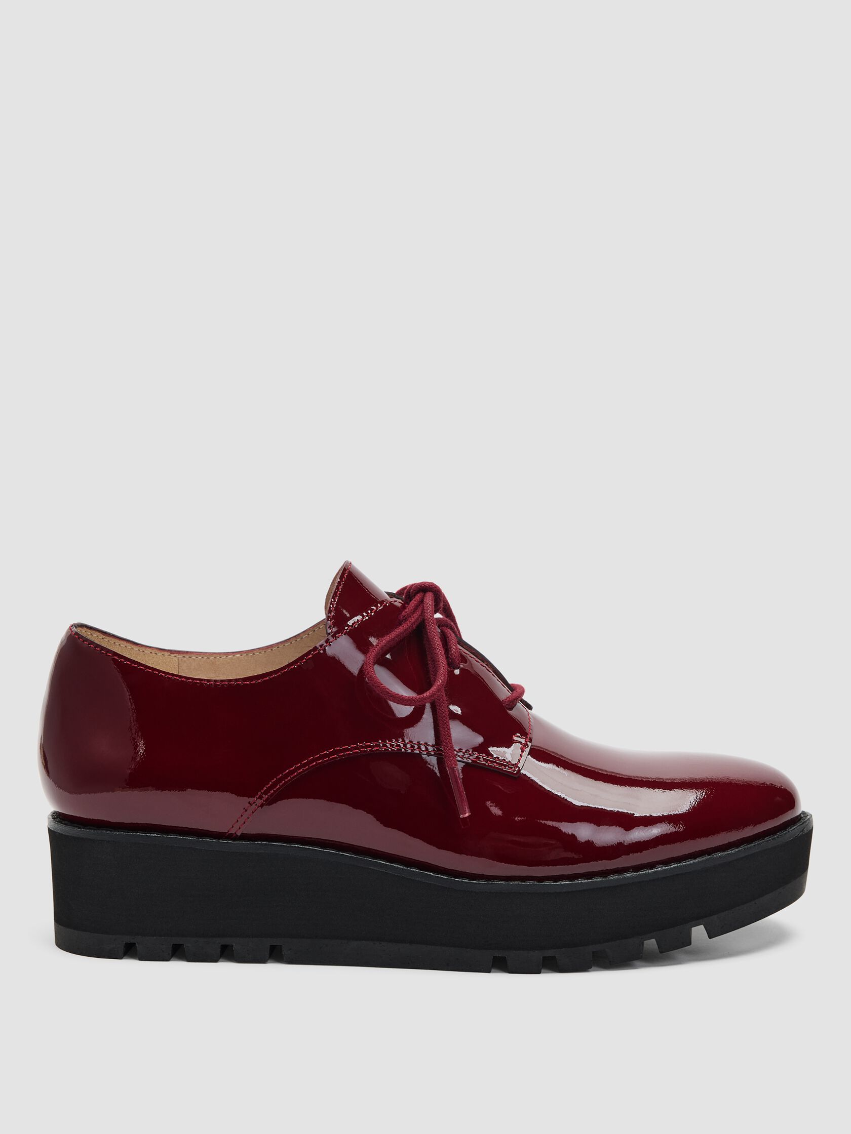 Eddy Patent Leather Platform Oxford