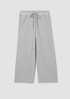 Organic Cotton French Terry Wide-Leg Pant