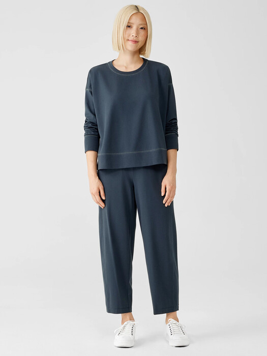 Traceable Cotton Jersey Lantern Pant