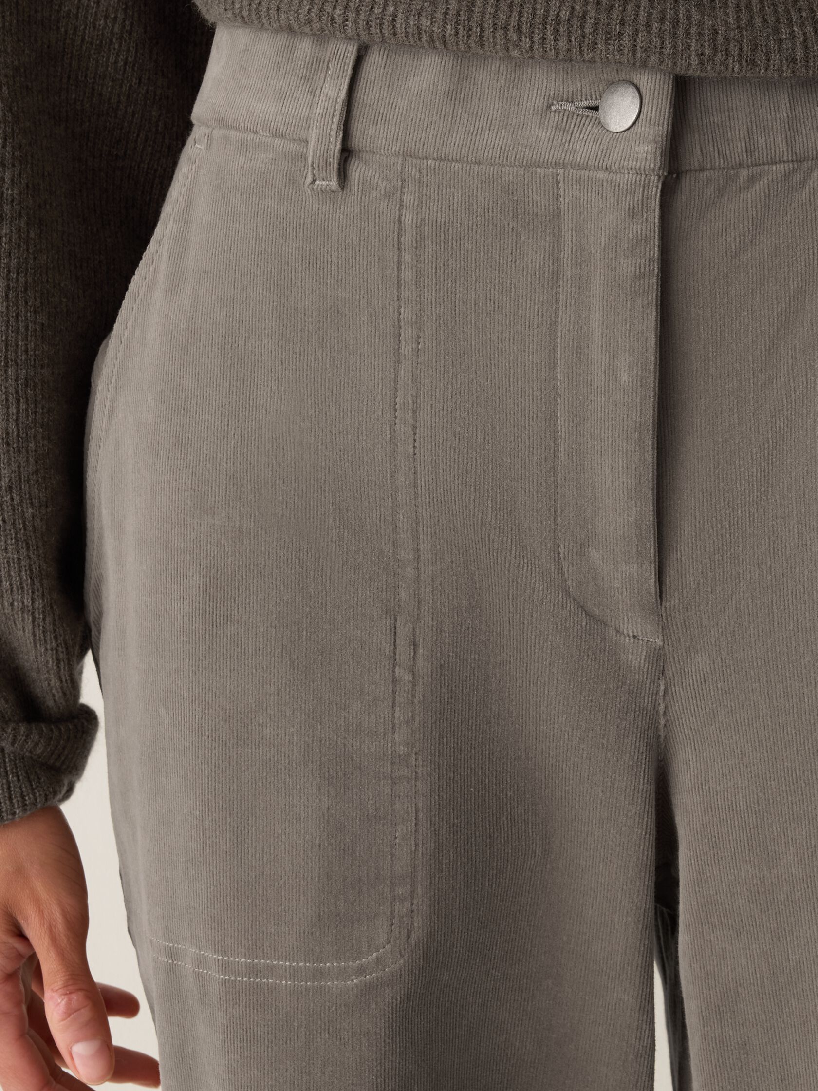 Organic Cotton Stretch Corduroy Arch Pant