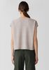 Organic Linen Cotton Square Top