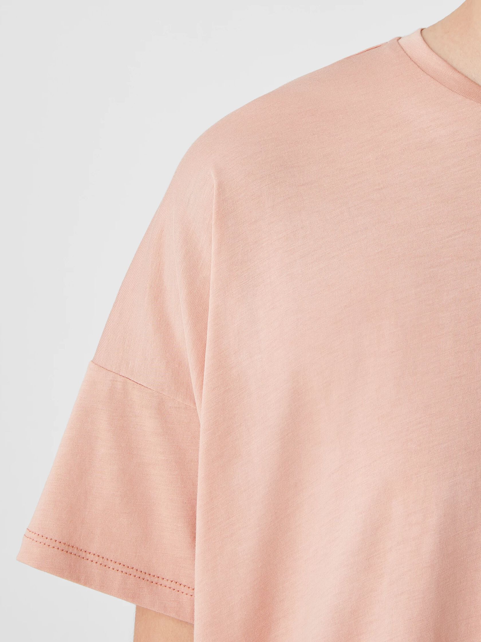 Organic Cotton Easy Jersey Crew Neck Tee