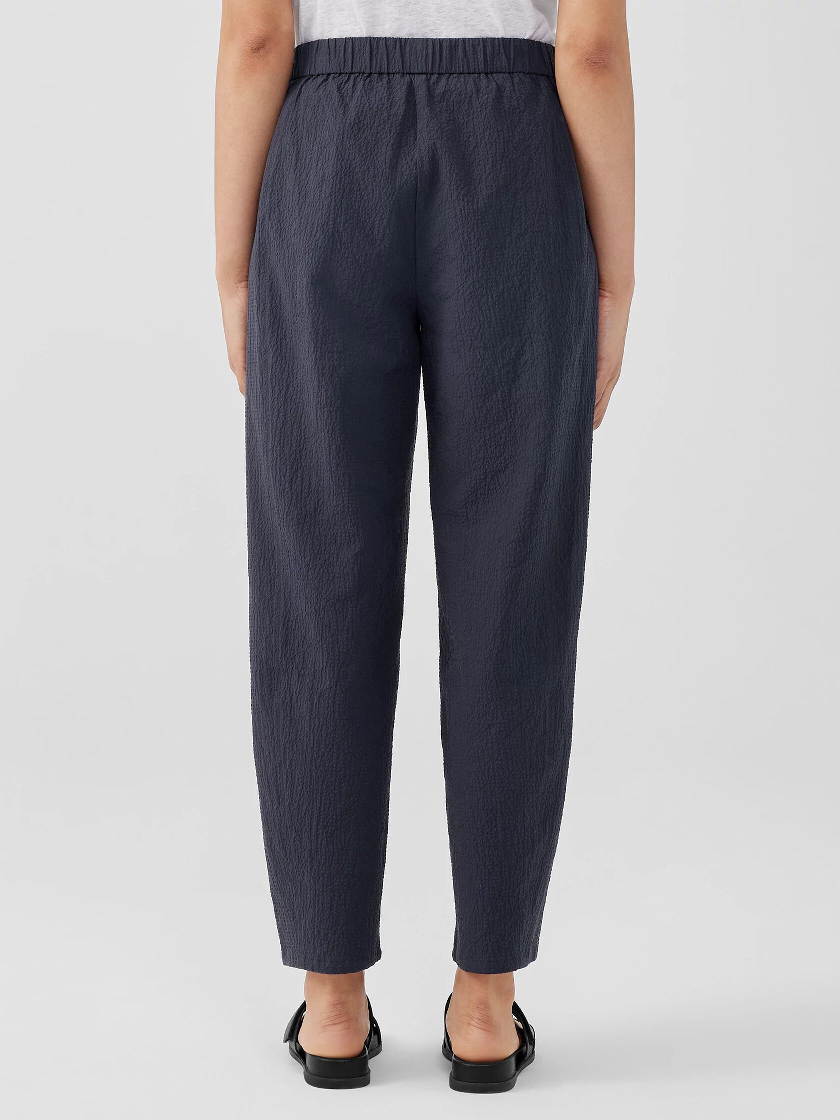 Organic Cotton Pucker Lantern Pant