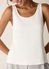 Stretch Silk Jersey Scoop Neck Tank