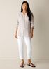 Washable Stretch Crepe Slim Pant
