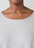 Striped Organic Cotton Interlock Sleep Dress