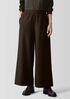 Felted Wool Jersey Wide-Leg Pant in Regenerative Wool