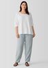 Garment-Dyed Organic Linen Lantern Pant
