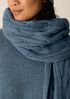 Cotton & Recycled Cashmere Scarf
