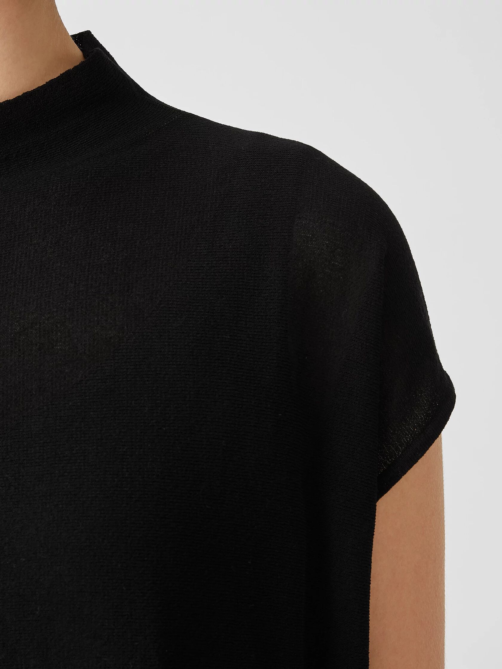 Gossamer Organic Cotton Funnel Neck Top