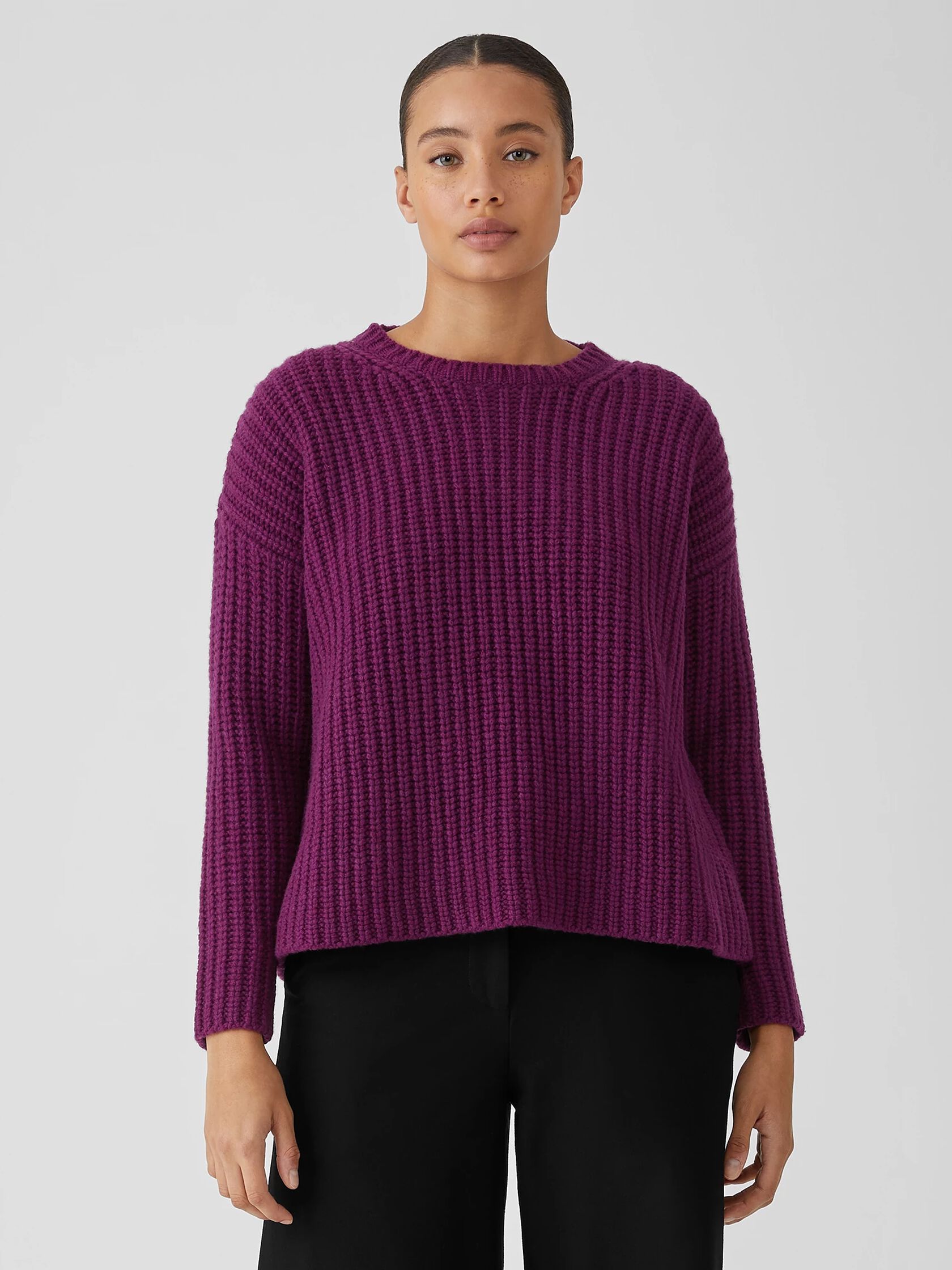 Recycled Cashmere Wool Box-Top