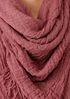 Textured Wool Gauze Scarf