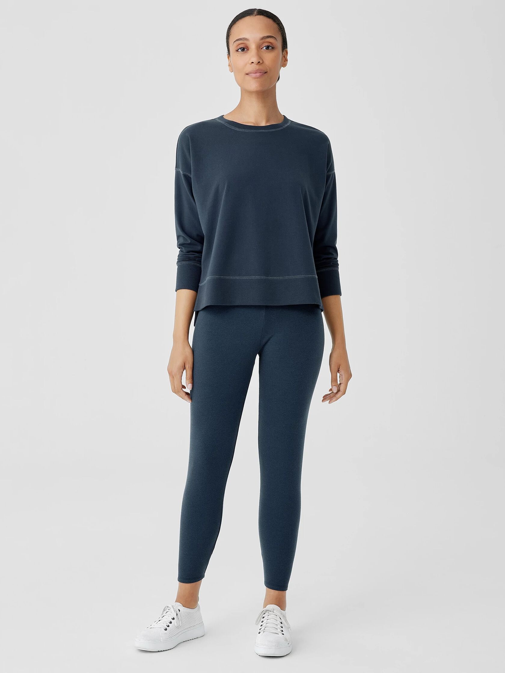 Cozy Brushed Terry Hug High-Waisted Leggings