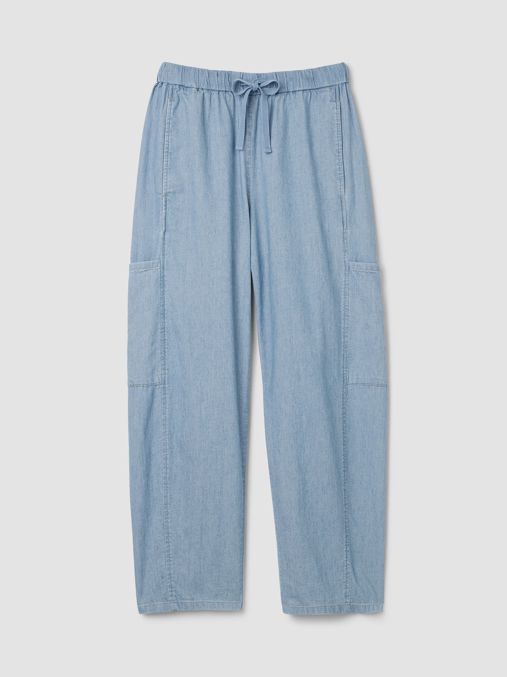 Airy Organic Cotton Twill Cargo Pant