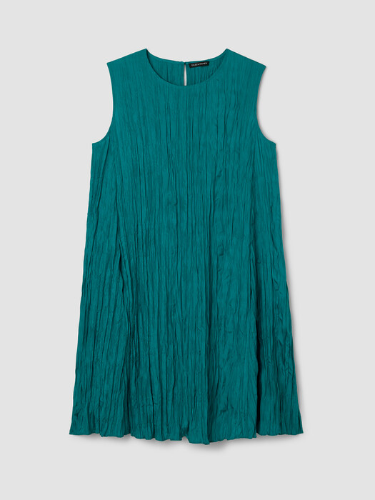 eileen fisher drop waist silk dress Eileen Fisher Scoop neck drop waist Maxi dress 100% silk sapphire size med.NWT
