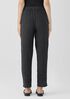 Puckered Organic Linen Tapered Pant