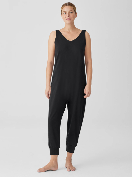 Cozy Organic Cotton Interlock Jumpsuit