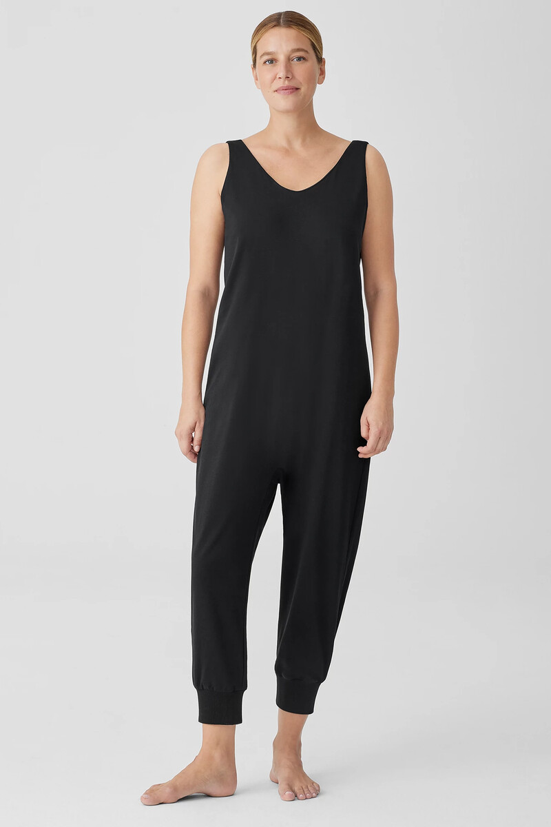 Organic Cotton Interlock Sleep Jumpsuit Organic Cotton Interlock Sleep Jumpsuit