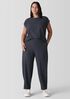 Textured Stretch Rib Lantern Pant