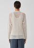 Peruvian Organic Cotton Boucle Crew Neck Top