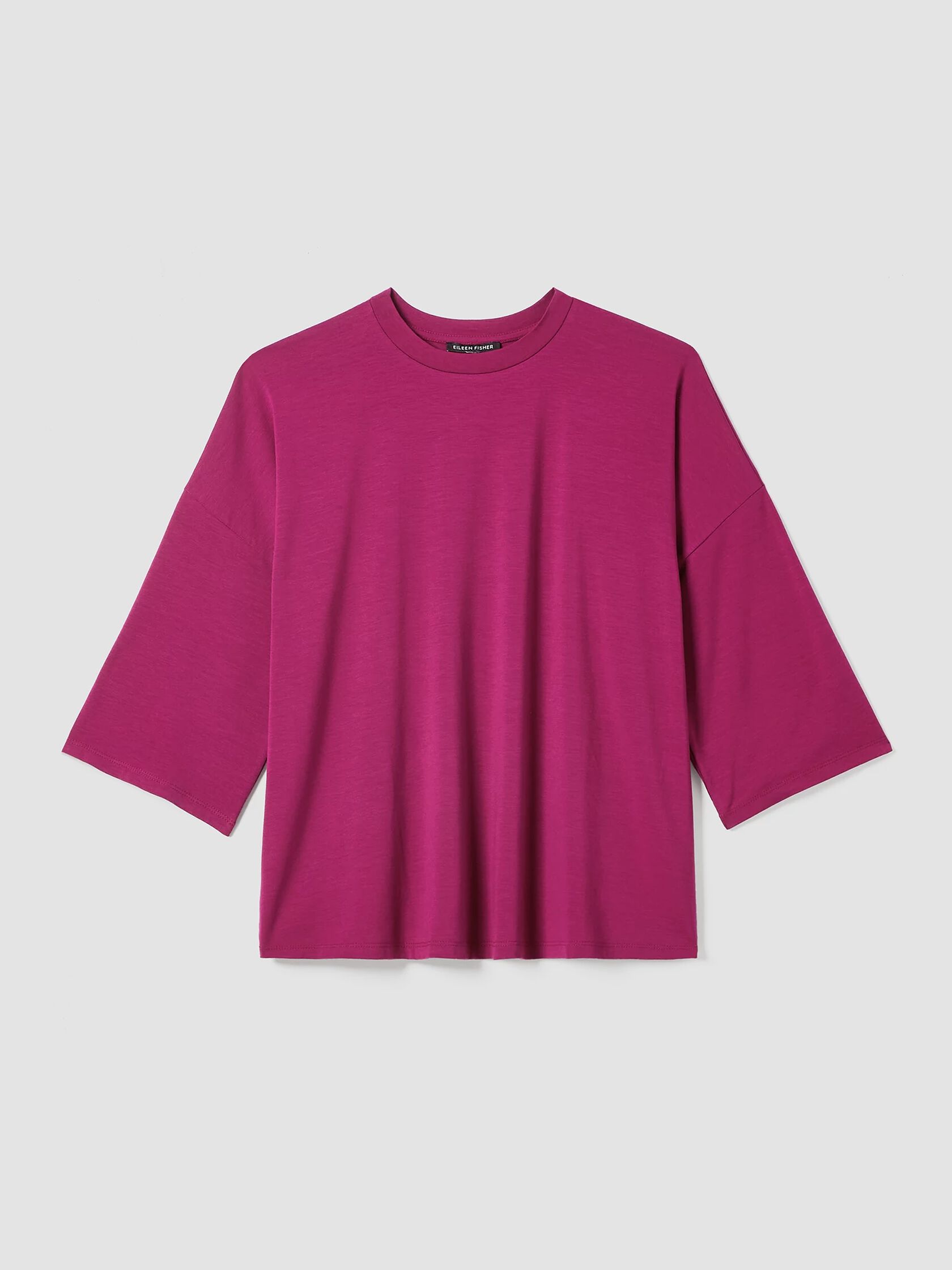 Fine Jersey Column-Sleeve Top