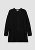Organic Cotton Slubby Rib Knit Crew Neck Top