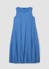 Washed Organic Linen Délavé Lantern Dress