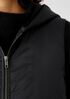 Eggshell Recycled Nylon Hooded Vest