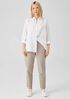 Cotton Hemp Stretch Tapered Pant