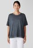 Organic Cotton Hazy Slub Crew Neck Tee