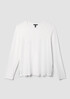 Stretch Jersey Knit Crew Neck Top
