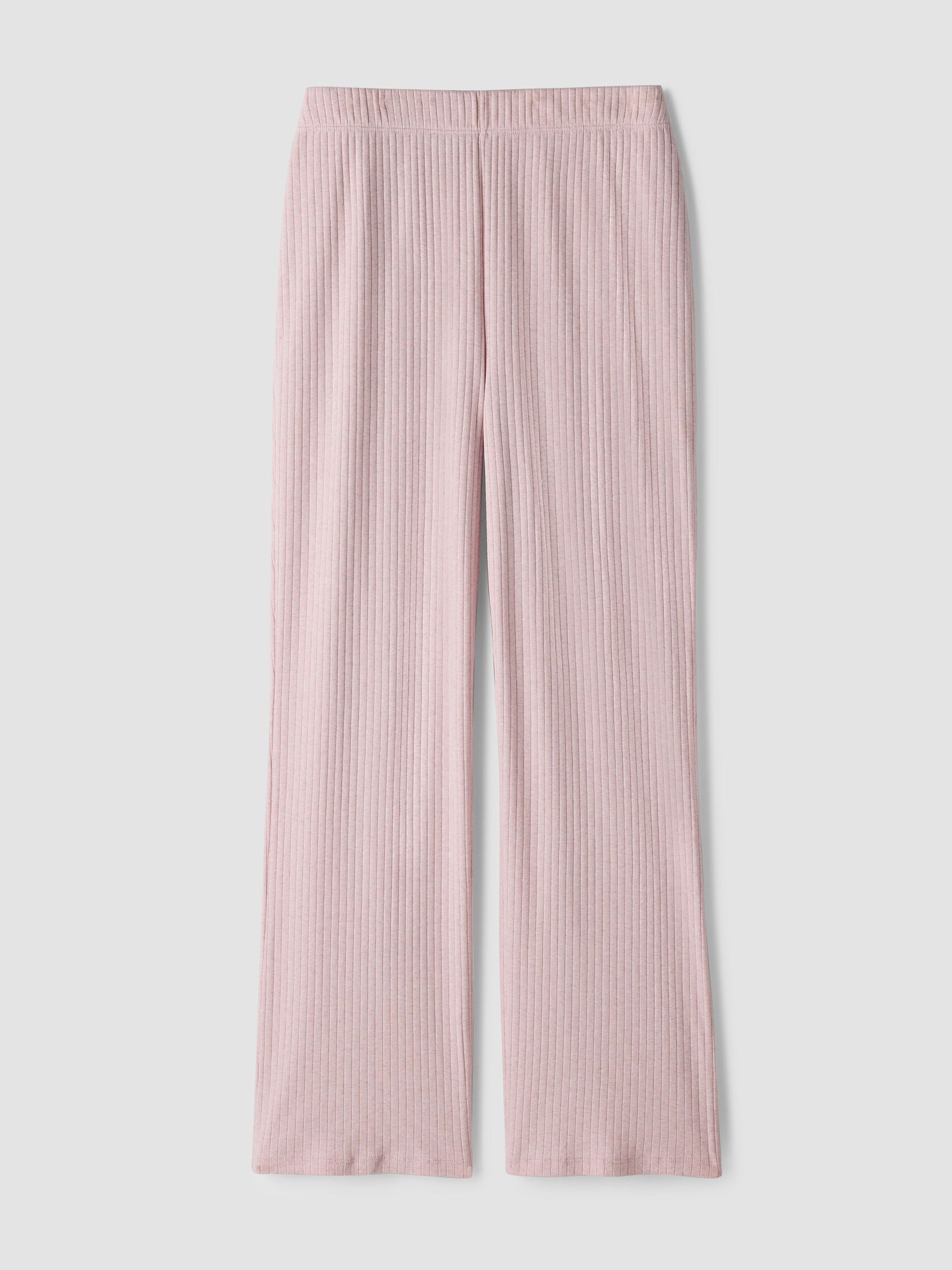 Organic Cotton Rib Straight Sleep Pant