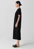 Washable Stretch Crepe Oval Dress