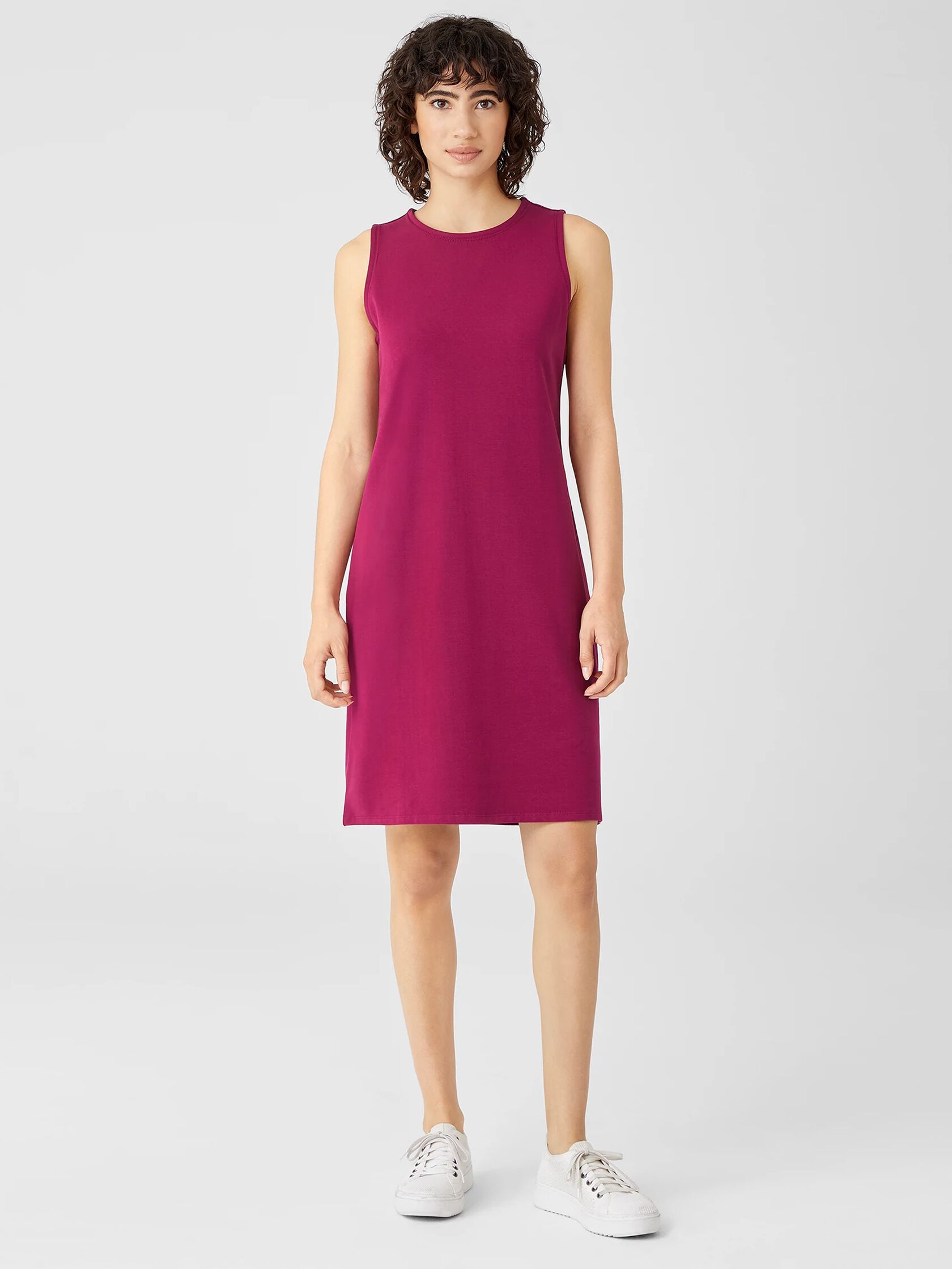 Organic Pima Cotton Stretch Jersey Tank Dress