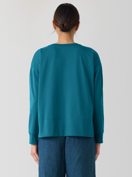 Pima Cotton Stretch Jersey Box-Top